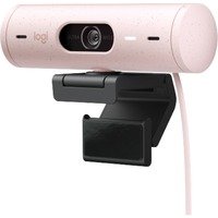 Webcam Logitech Brio 500 Webcam HD avec Deux Micros A� RA�duction de Bruit Rose
