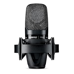Diagramme polaire et réponse en fréquence du Shure PGA27-LC