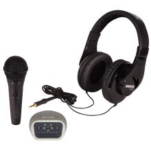 Shure Kit d'enregistrement numérique avec microphone PGA58, casque SRH240A et interface audio MVi