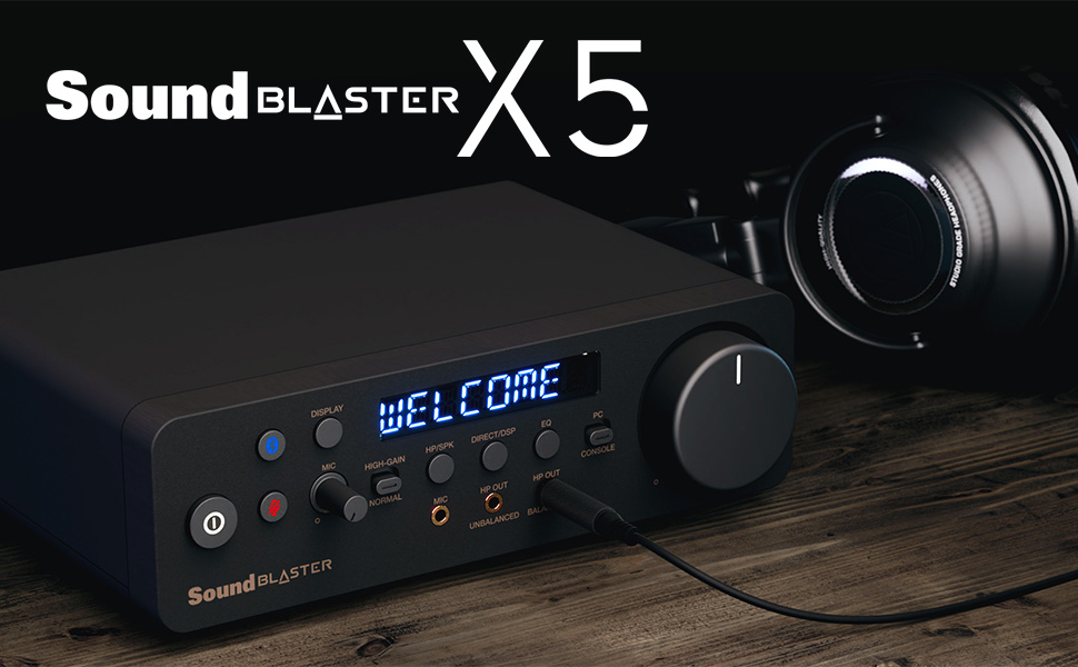 Un son pur, impeccable et pur existe avec Sound Blaster X5