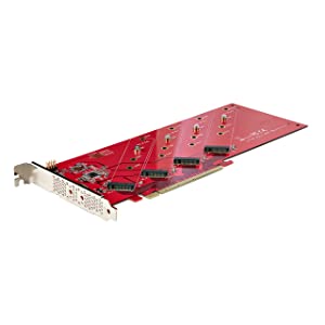 Quad M.2 NVMe / AHCI | Emplacement PCIe 4.0 x16 | Bifurcation