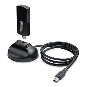 Ajoutez une connectivité Wi-Fi 802.11ax à un ordinateur via USB avec une prise en charge tri-bande pour les fréquences 2,4/5/6 GHz
