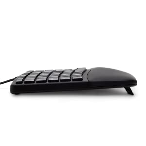 Mettez-vous à l'aise avec le clavier filaire Pro Fit Ergo, approuvé par les ergonomes.