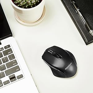 AmazonBasics Souris sans fil ergonomique - DPI réglables