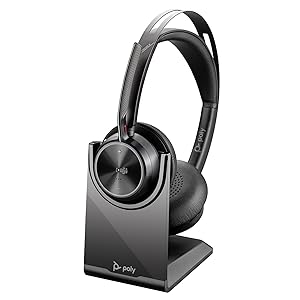 Casque Poly Voyager Focus 2-M certifié pour Microsoft Teams + support de charge - Customer Special 1