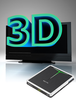 Profitez de films 3D haute résolution, profitez de la vie.