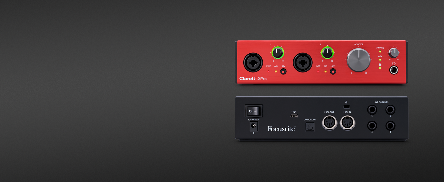 Interface audio de 10 entrées/4 sorties