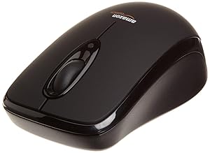 AmazonBasics Souris sans fil avec nano récepteur Noir