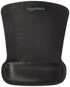 AmazonBasics Tapis de souris avec repose-poignet en gel