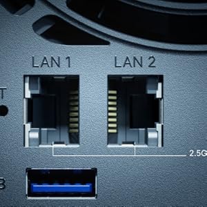 Connectivité 2,5 GbE et options de stockage variées