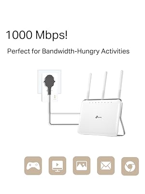Jusqu'à 1000Mbps! Parfait pour les utilisations consommatrices de bande passante