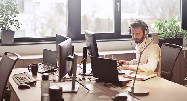 Pour travailler au bureau