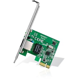 Adaptateur réseau gigabit PCI express avec équerre low profile