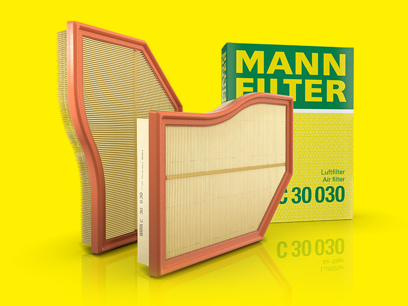 Filtre à air MANN-FILTER - La meilleure protection contre la saleté aspirée