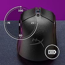 Jusqu'à 100 heures d'autonomie