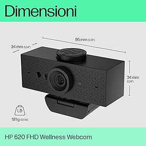 HP Webcam 620 FHD : qualité optimale dans un appareil compact