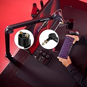 Compatible avec la plupart des microphones et caméras standard