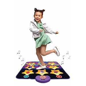 Un magnifique tapis de danse électronique et lumineux