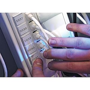 Imprimante industrielle compatible avec de nombreux rubans d'étiquettes