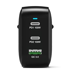 100W de puissance totale : recharge simultanée haute performance