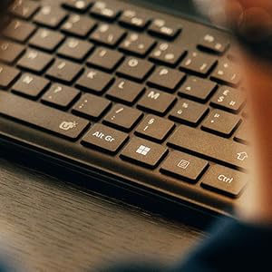 Clavier sans fil avec touches silencieuses