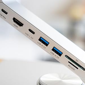 STATION D'ACCUEIL USB-C 6-EN-1 INTÉGRÉE