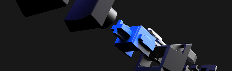 Switches clicky bleus