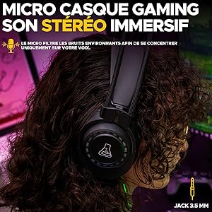 Micro casque immersif