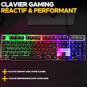 Clavier réactif et rapide