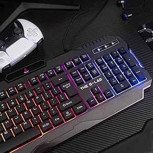 Clavier Gaming Réactif et Rétroéclairé