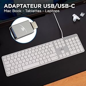 Adaptateur USB / USB-C