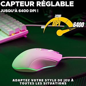 DPI RÉGLABLE