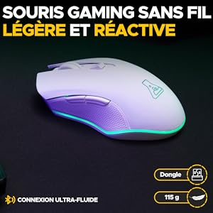 Boostez votre expérience de jeu avec cette souris gaming sans fil !
