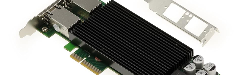 Carte contrôleur réseau RJ45 avec alimentation PoE+ sur port PCIe