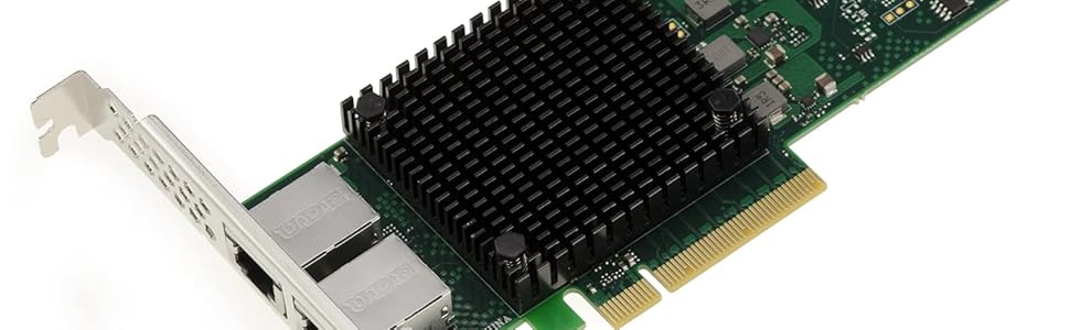 Carte contrôleur réseau RJ45 sur port PCIe