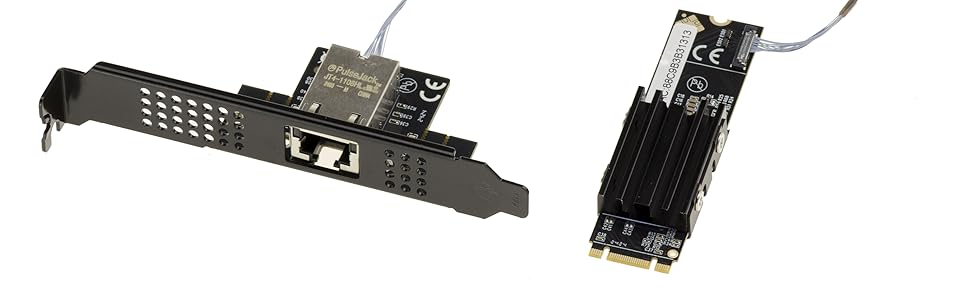 Carte contrôleur réseau RJ45 sur port M2