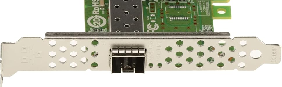 Carte contrôleur réseau Fibre SFP+ sur port M2