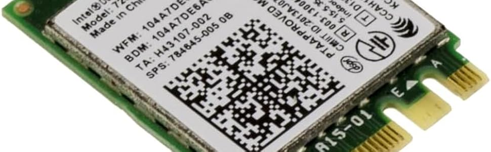 Carte contrôleur WIFI/Bluetooth sur port M2 type E A