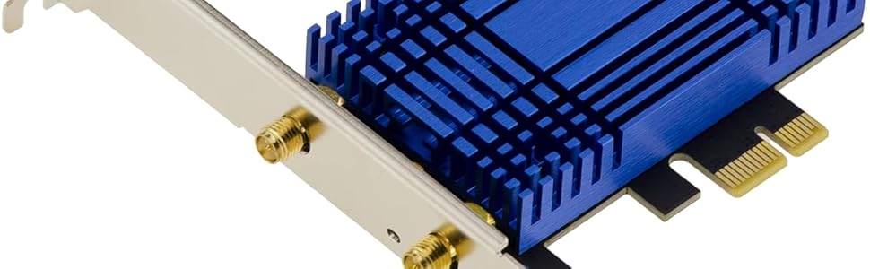 Carte contrôleur réseau sans fil WIFI sur port PCIe