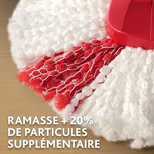 *Retire E.coli et Staphylocoque doré sur les parquets et le carrelage, test réalisé par un laboratoire indépendant.