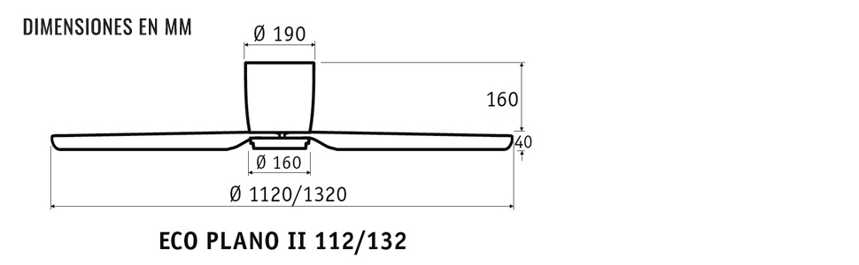 Ventilateur aux dimensions compactes
