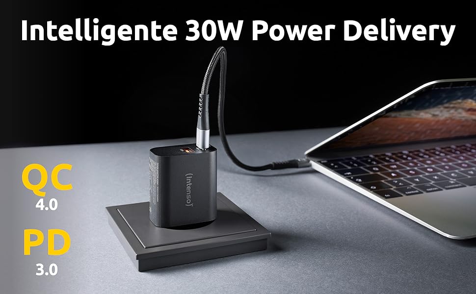 Le chargeur USB-C prend en charge les protocoles de charge rapide modernes tels que Power Delivery (PD) et Quick Charge (QC)