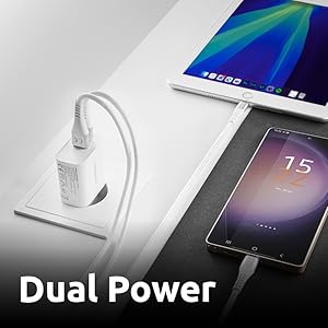 Chargez deux appareils en même temps