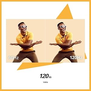 120Hz Fréquence de rafraîchissement