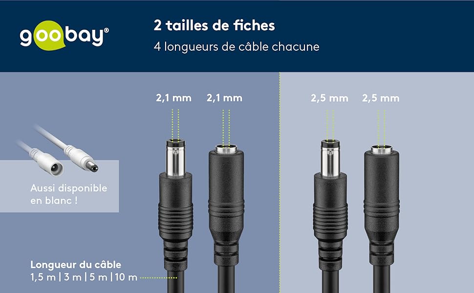 Câble d‘extension DC