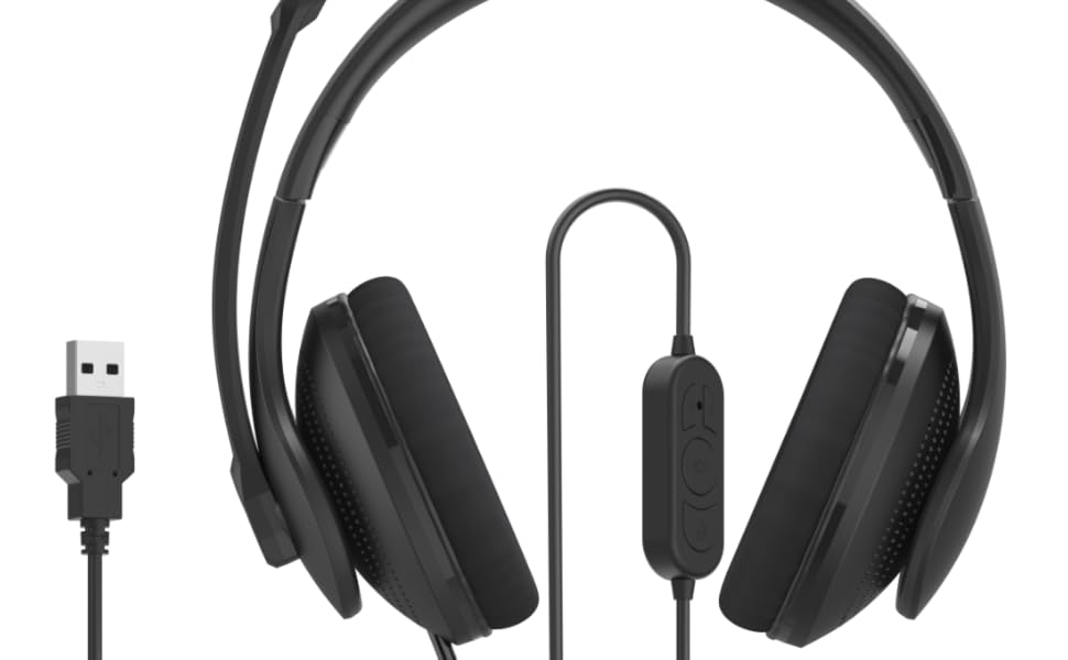 Votre partenaire d'affaires : Le casque de bureau HS-USB300 V2