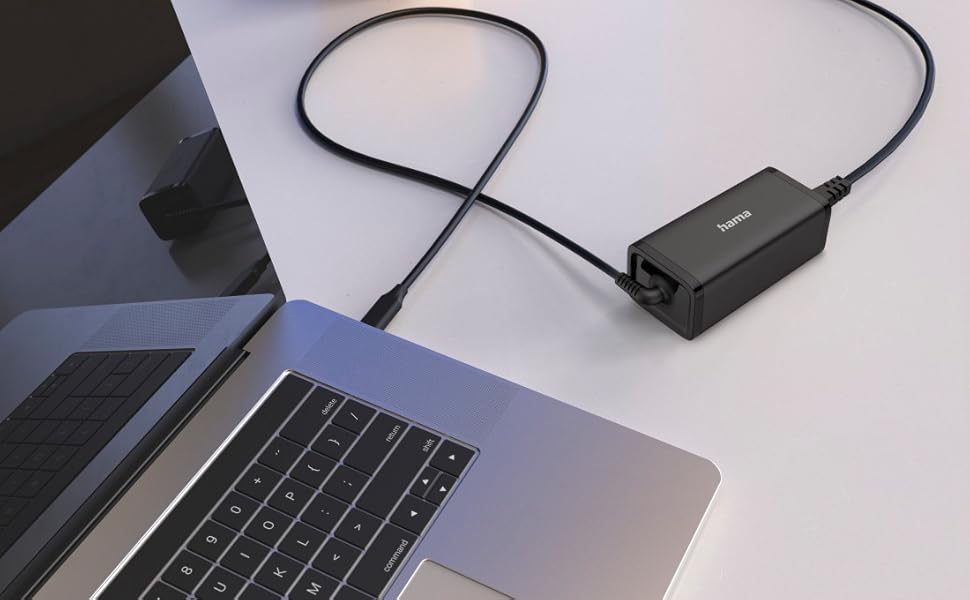 Compact, puissant et universel : le bloc d'alimentation USB-C 65 W de Hama