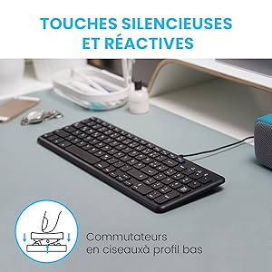 DES TOUCHES À CISEAUX SILENCIEUSES