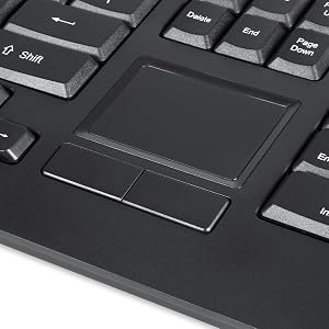 Pavé tactile intégré