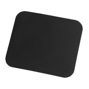 Tapis de souris noir 220 x 250 mm